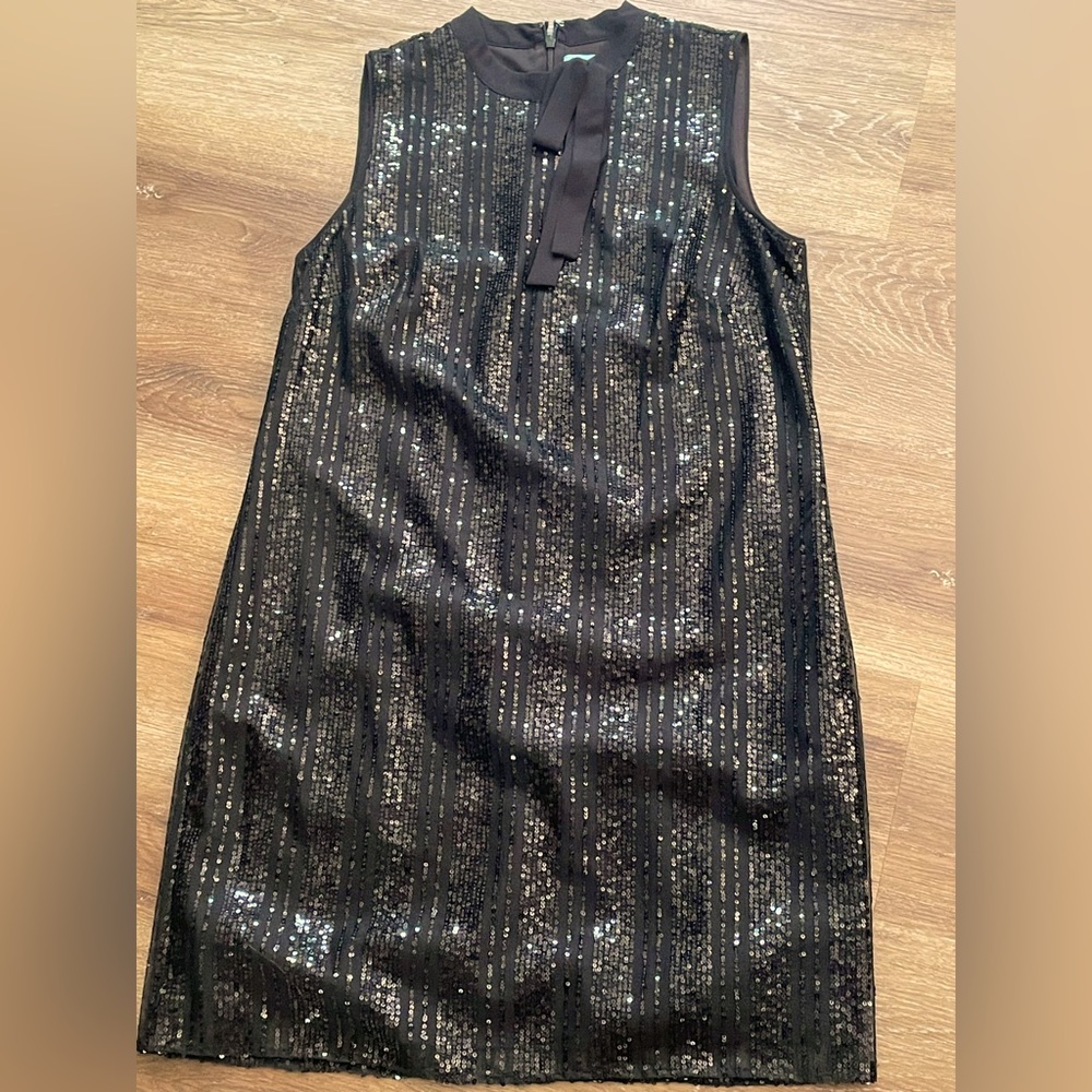 Little black sequin dress!